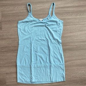 Vince baby blue banded tank